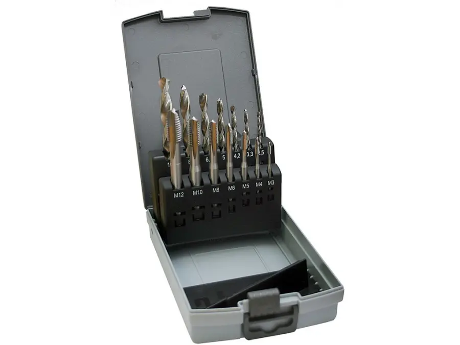 EVP 13 G-2H3 Příklepová vrtačka, 760 W, 13/20/45 mm NAREX + Sada vrtáků CZ002 a závitníků pro průch.záv.lam. DIN371(1500)+DIN376(3500)